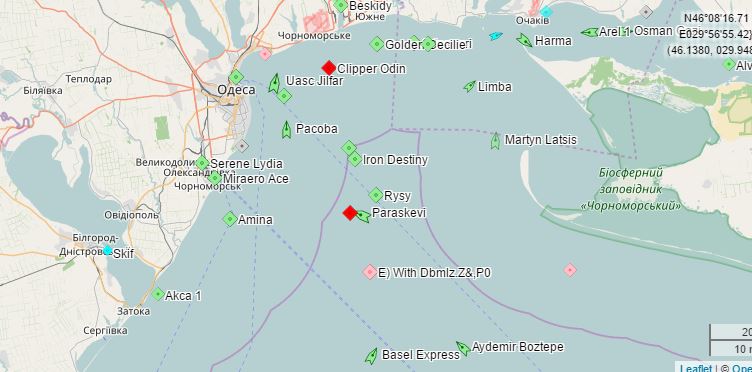 Морская карта погоды в реальном времени