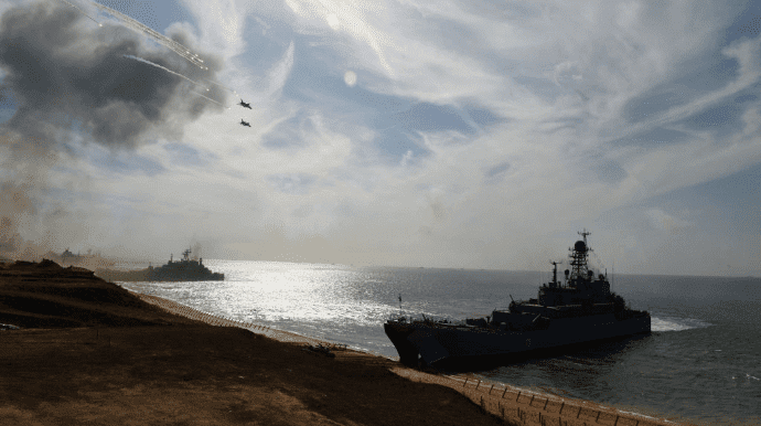 У Чорному морі суттєво збільшилася присутність десантних кораблів ворога — ОК «Південь»