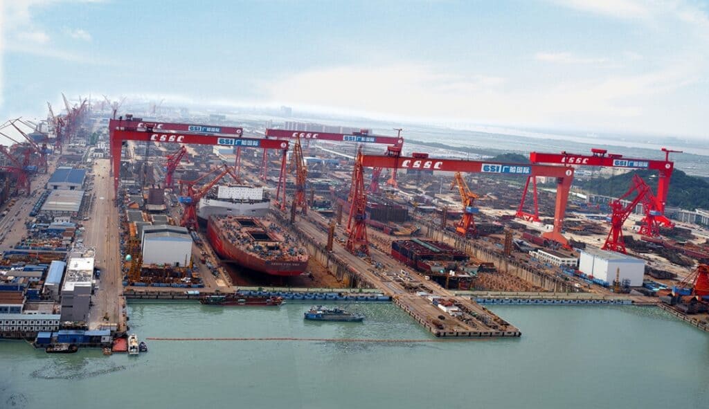 Обсяг замовлень суднобудівної галузі Китаю збільшився на 11,5%