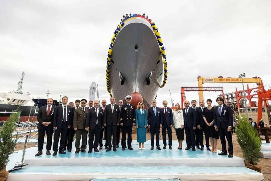 У Туреччині спустили на воду перший корвет проєкту Ada для Військово-Морських Сил України